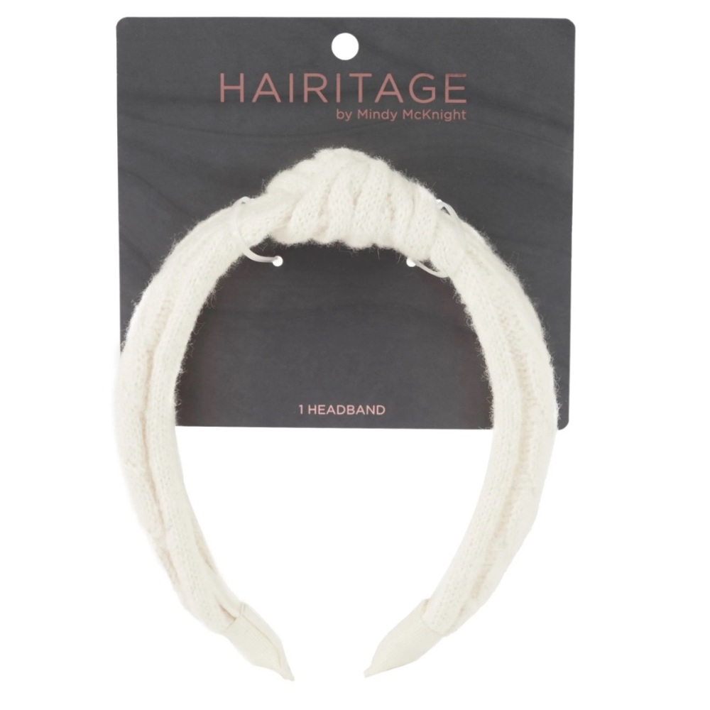 NWT-Hairitage Sweater Headband‎ – Ivory